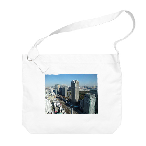 東京都：浜松町付近の風景写真　Tokyo: view of around Hamamatsu-cho Big Shoulder Bag