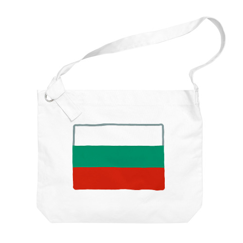 ブルガリアの国旗 ビッグショルダーバッグ