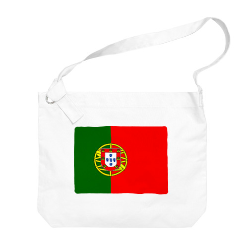 ポルトガルの国旗 ビッグショルダーバッグ