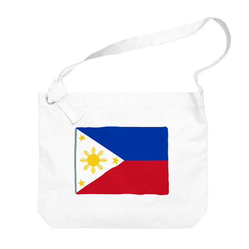 フィリピンの国旗 ビッグショルダーバッグ