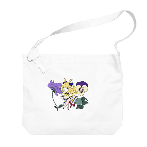 おとひめうみうし Big Shoulder Bag