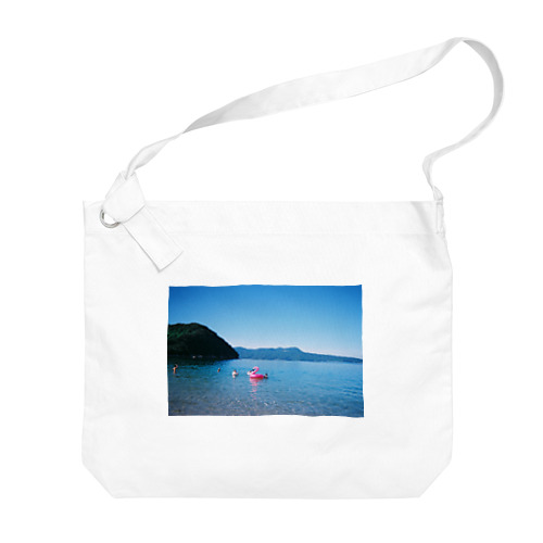 八月と海と浮輪 Big Shoulder Bag