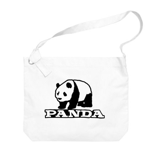 PANDAパンダ エンブレム Big Shoulder Bag