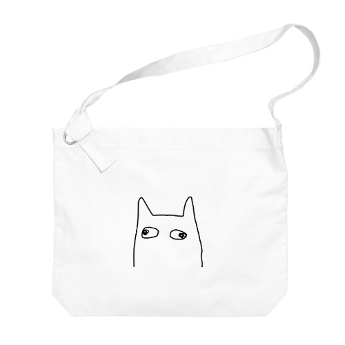 3秒で描いたおばけねこ Big Shoulder Bag