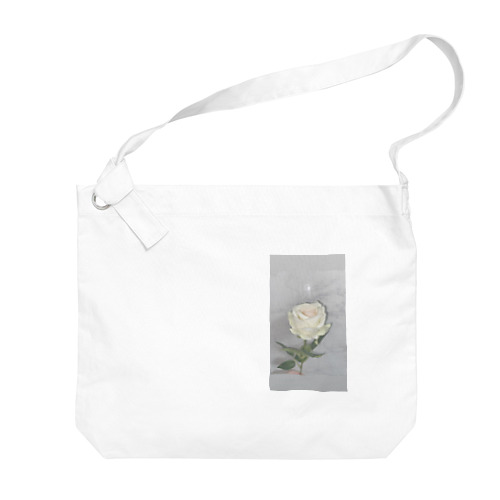 White Rose Big Shoulder Bag