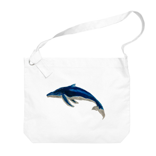 ザトウくじらだよ🐋 Big Shoulder Bag