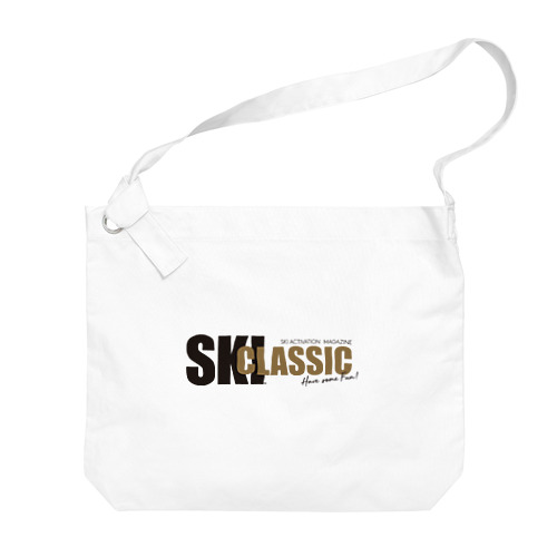 SKI CLASSIC ロゴ ビッグショルダーバッグ
