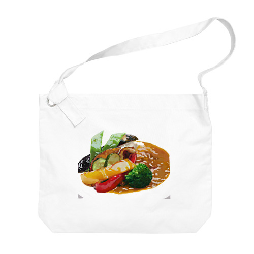 りある野菜炒め Big Shoulder Bag
