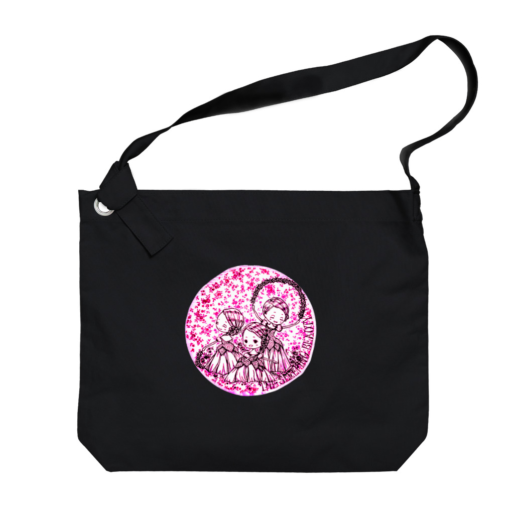 takaraのイラストグッズ店の花のワルツ「眠れる森の美女」より Big Shoulder Bag