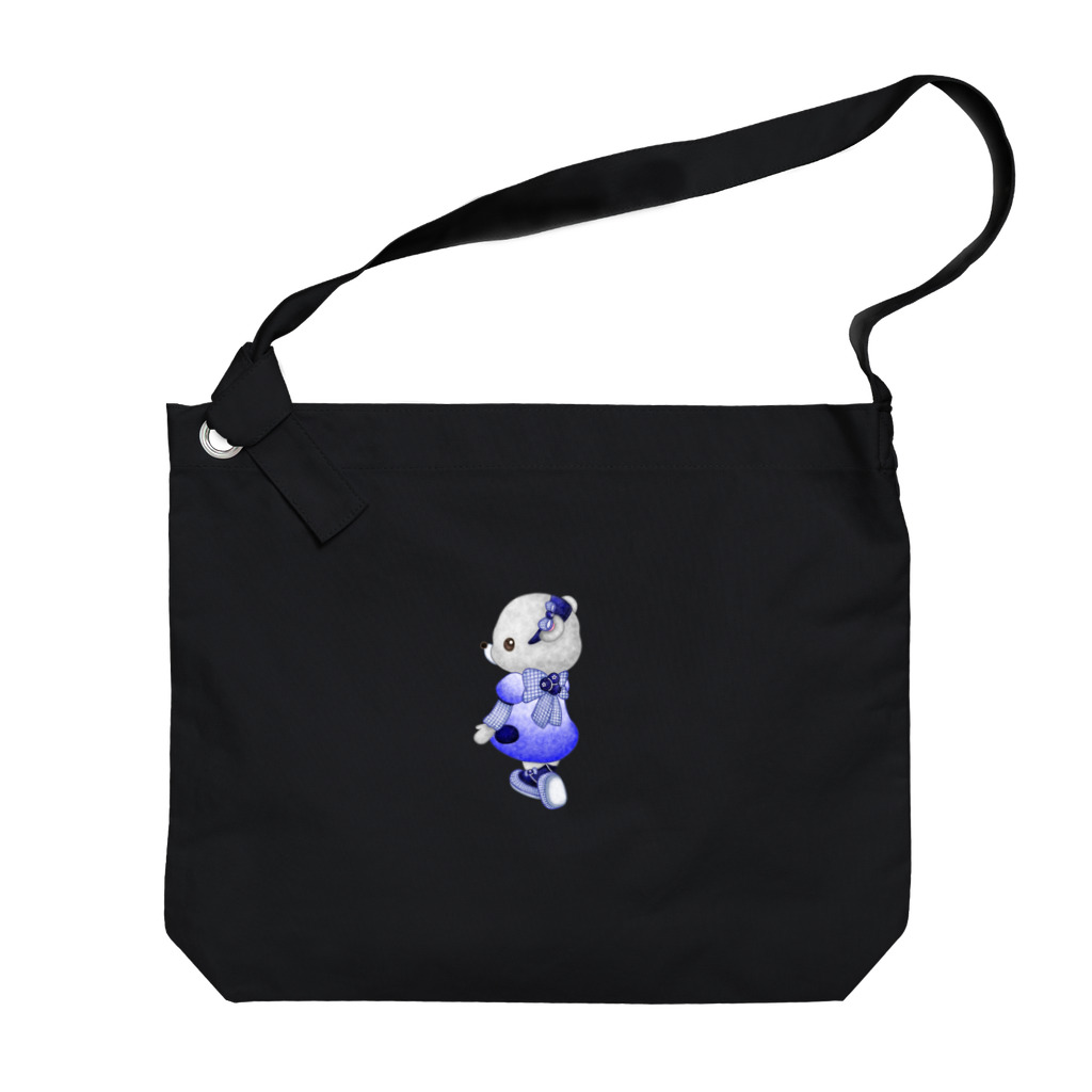 satoayaのアニマルカフェのフルーツファッション　ブルーベリー Big Shoulder Bag