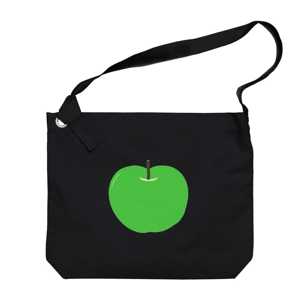 KANON21の大きな青りんご Big Shoulder Bag
