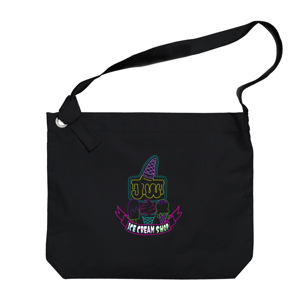 【公式】JELLY WONDERLAND【ショップ】のジェリーネオンアイスクリーム Big Shoulder Bag