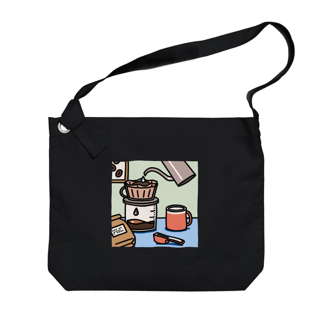 サタケ商店🐅🍛のハンドドリップコーヒー Big Shoulder Bag