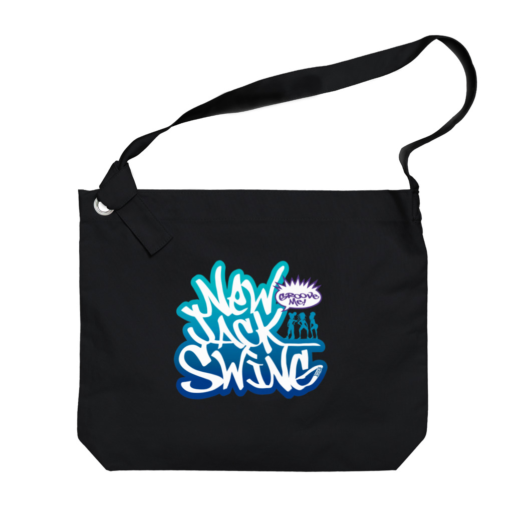 FOXY COLORSのNew Jack Swing blue  Big Shoulder Bag