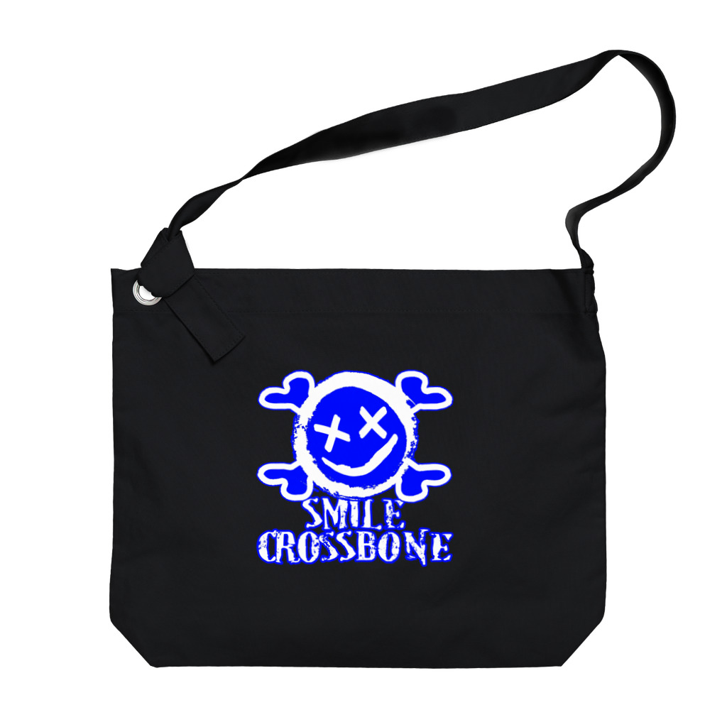 Ａ’ｚｗｏｒｋＳのニコちゃんクロスボーン BLU Big Shoulder Bag