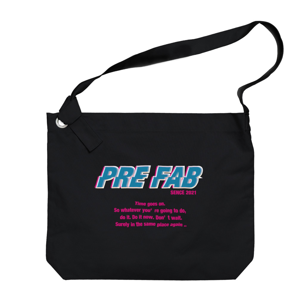ぷれふぁぶのPREFAB / Back to the prefab Big Shoulder Bag