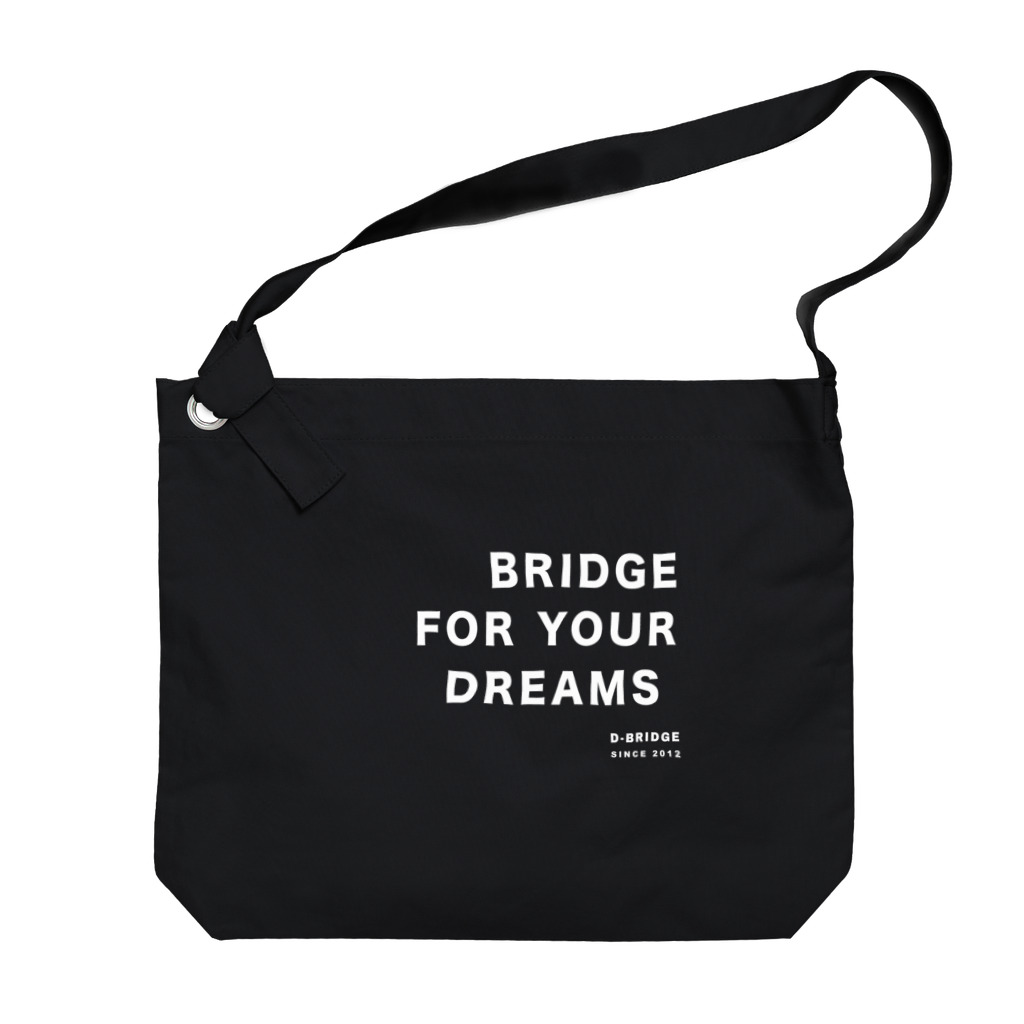 D-BRIDGEのB -F-D_Black  Big Shoulder Bag