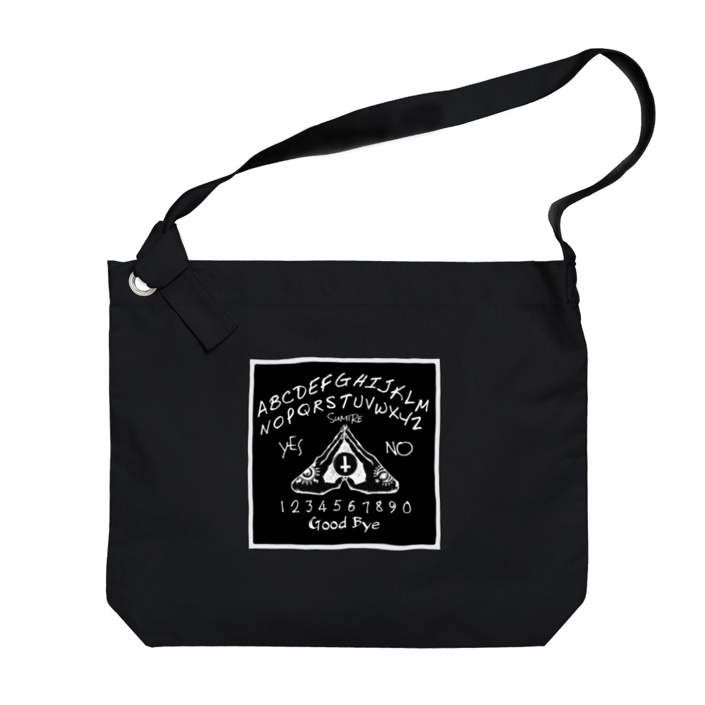 SumiReのウィジャボード　Ouija　黒 Big Shoulder Bag