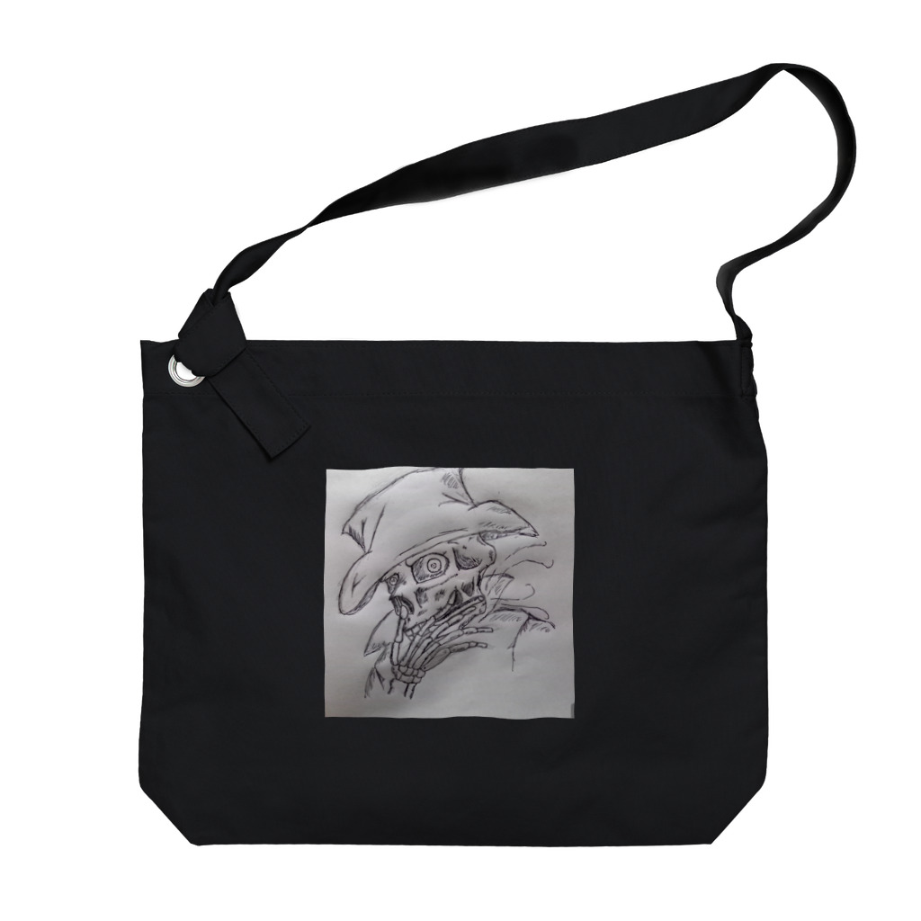 SASARiNS のSmoking night Halloween Big Shoulder Bag