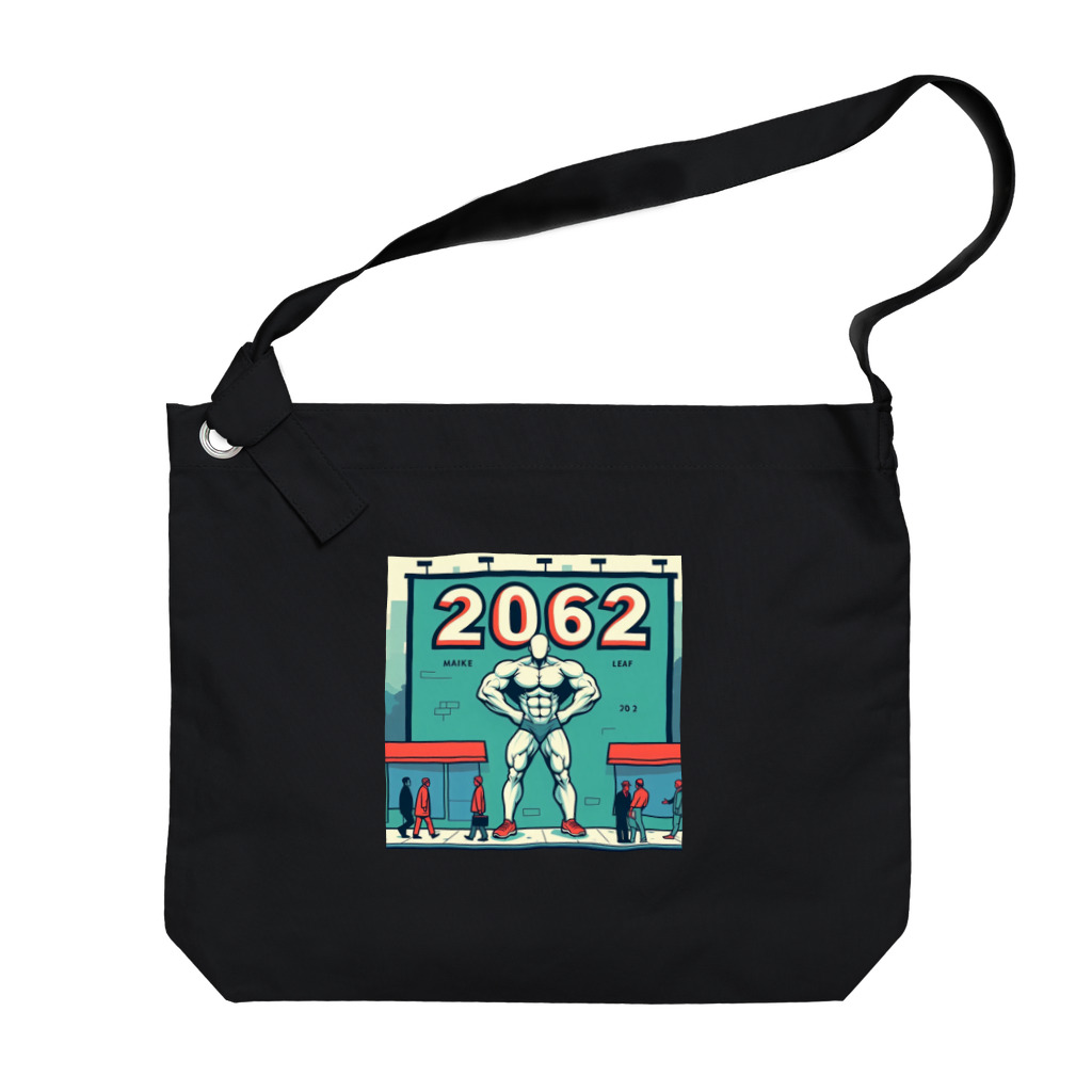ヘッヘンのお店の【2062】アート Big Shoulder Bag