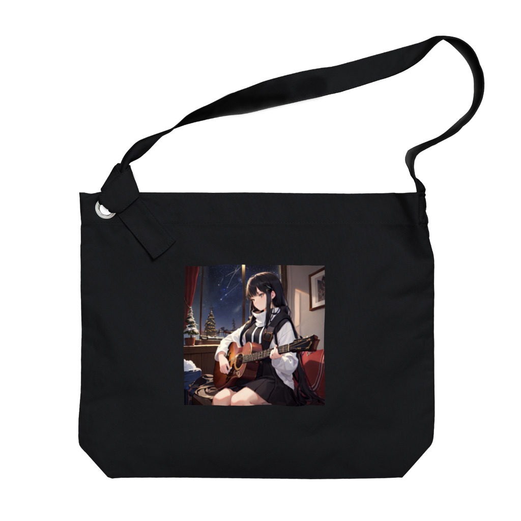 ミネラル太郎のギター少女　リオ Big Shoulder Bag