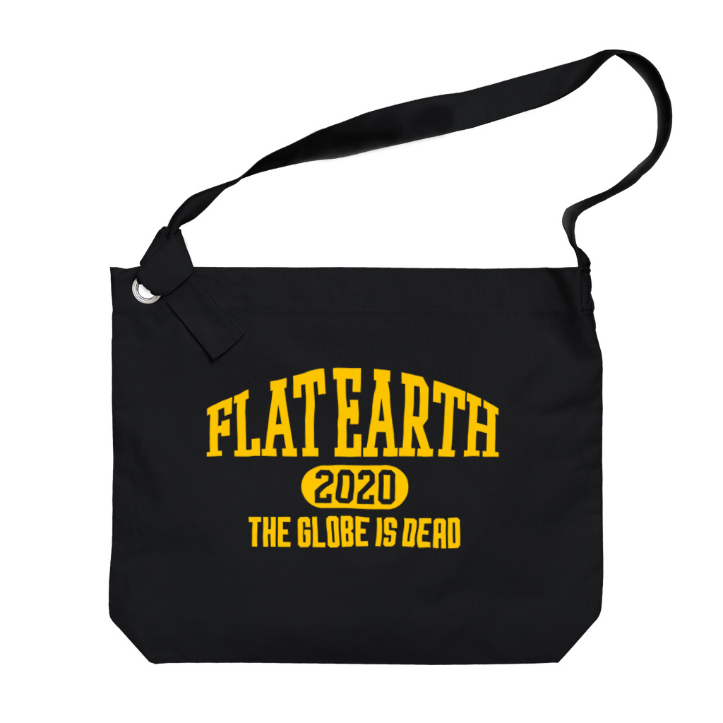 Mappila SHOPのカレッジ風(ミシガンカラー)　フラットアース FLATEARTH Big Shoulder Bag