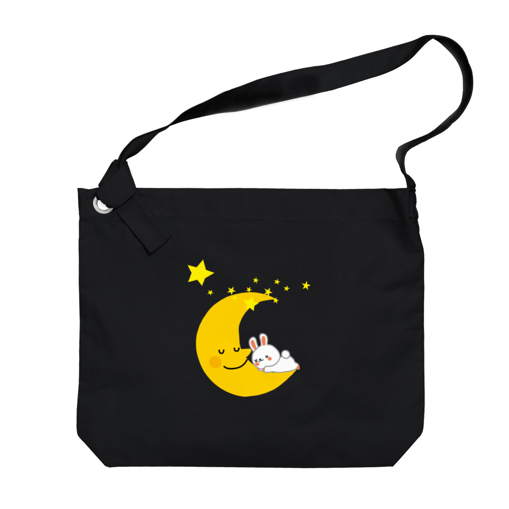 islandmoon13の月とウサギ Big Shoulder Bag