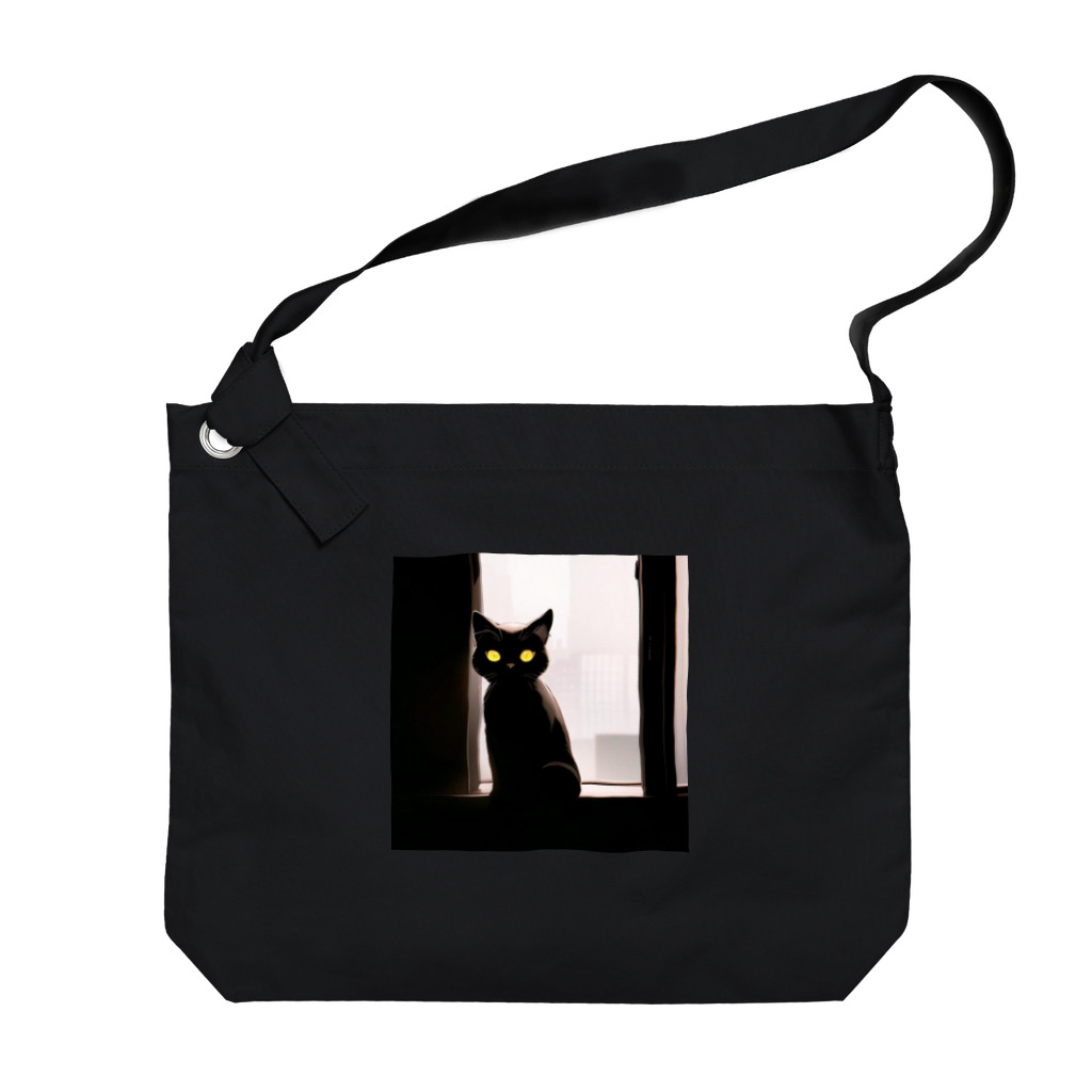 CROSS Kの窓辺に黒猫 Big Shoulder Bag