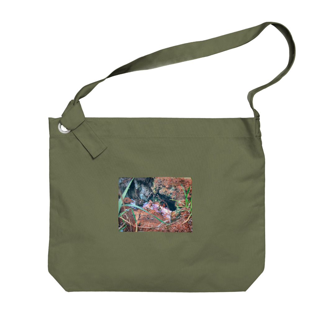 草花の桜 . Big Shoulder Bag