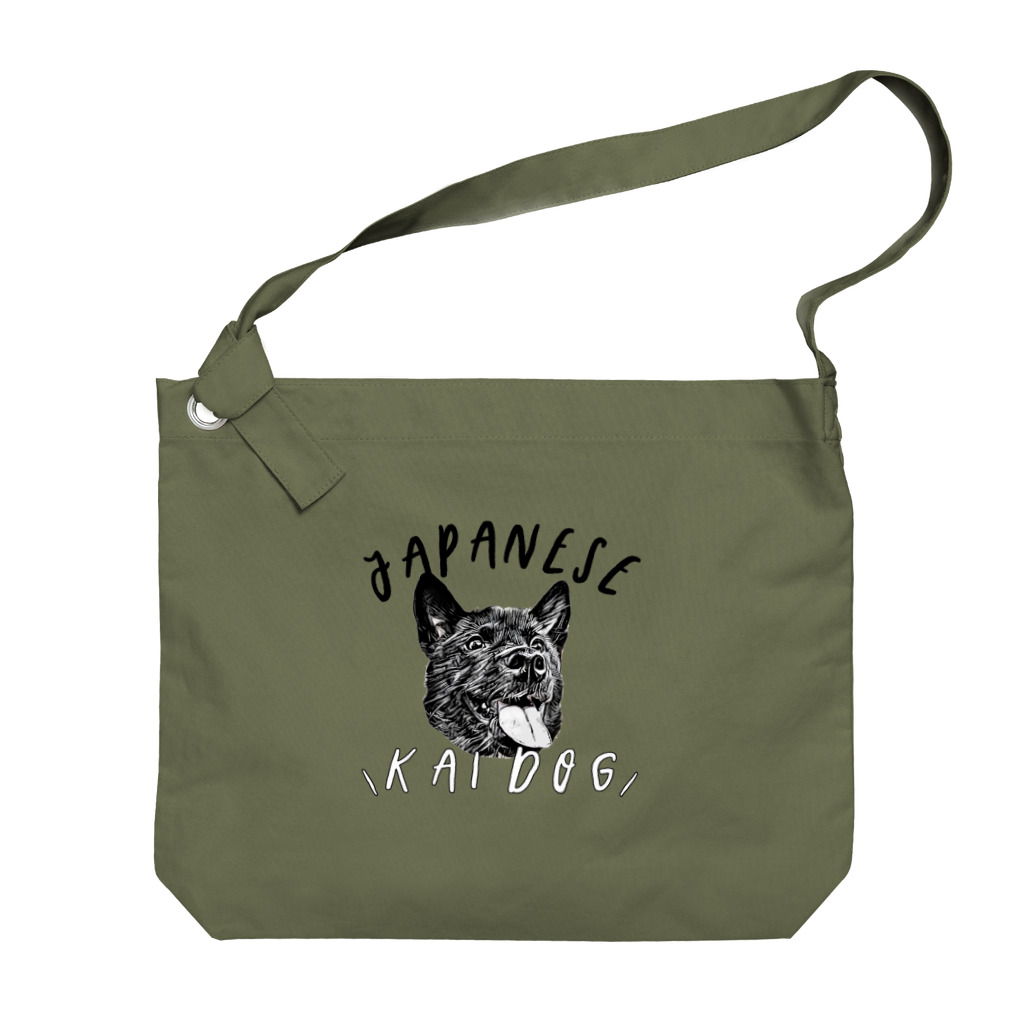 いぬかわいいのJAPANESE KAI DOG Big Shoulder Bag