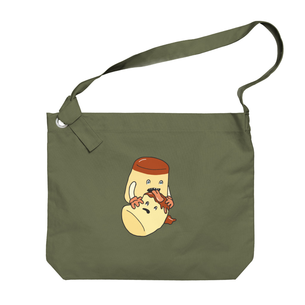 LONESOME TYPE ススの共喰い🍮（プリン） Big Shoulder Bag