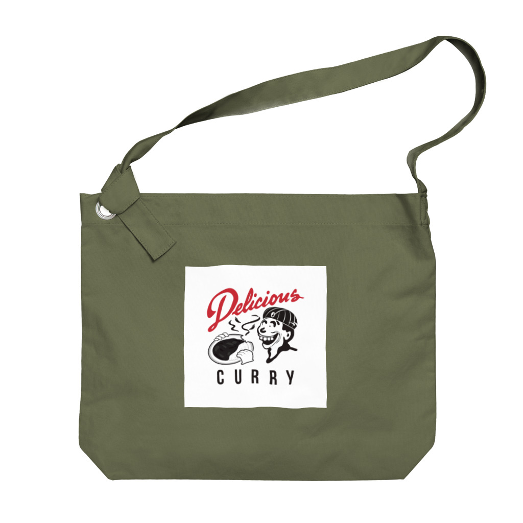 🥄酒とカレー 百人町スプーン🥄(ex.RHiME)のDelicious Curry logo Big Shoulder Bag