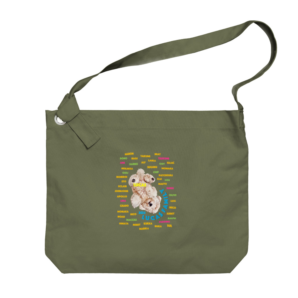 オリーブのルーカスファミリーTシャツ2024_0529 Big Shoulder Bag