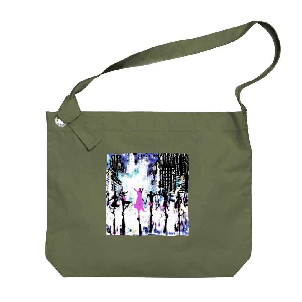 Moichi Designs Shop-2023のnew york dancer Big Shoulder Bag