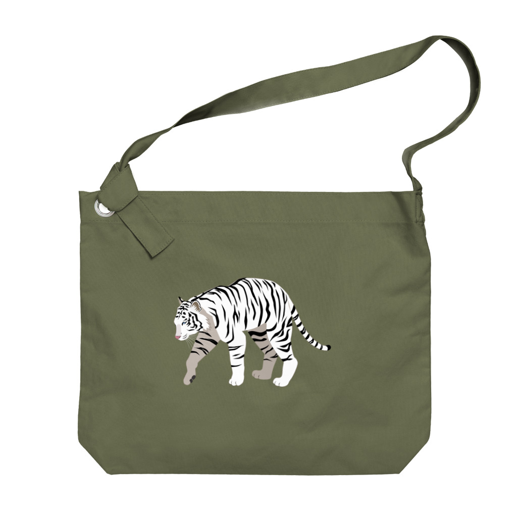 Baby TigerのBig Tiger2(white) Big Shoulder Bag