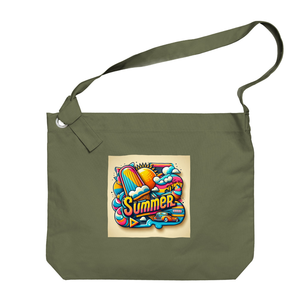 まんまるちゃんのサマー▪ノスタルジア Big Shoulder Bag