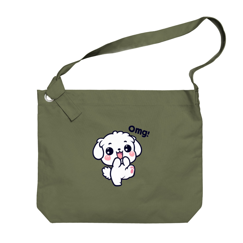 OMG DOG 【オーマイガ ドッグ】のOMG-DOG マルチーズのまるる Big Shoulder Bag