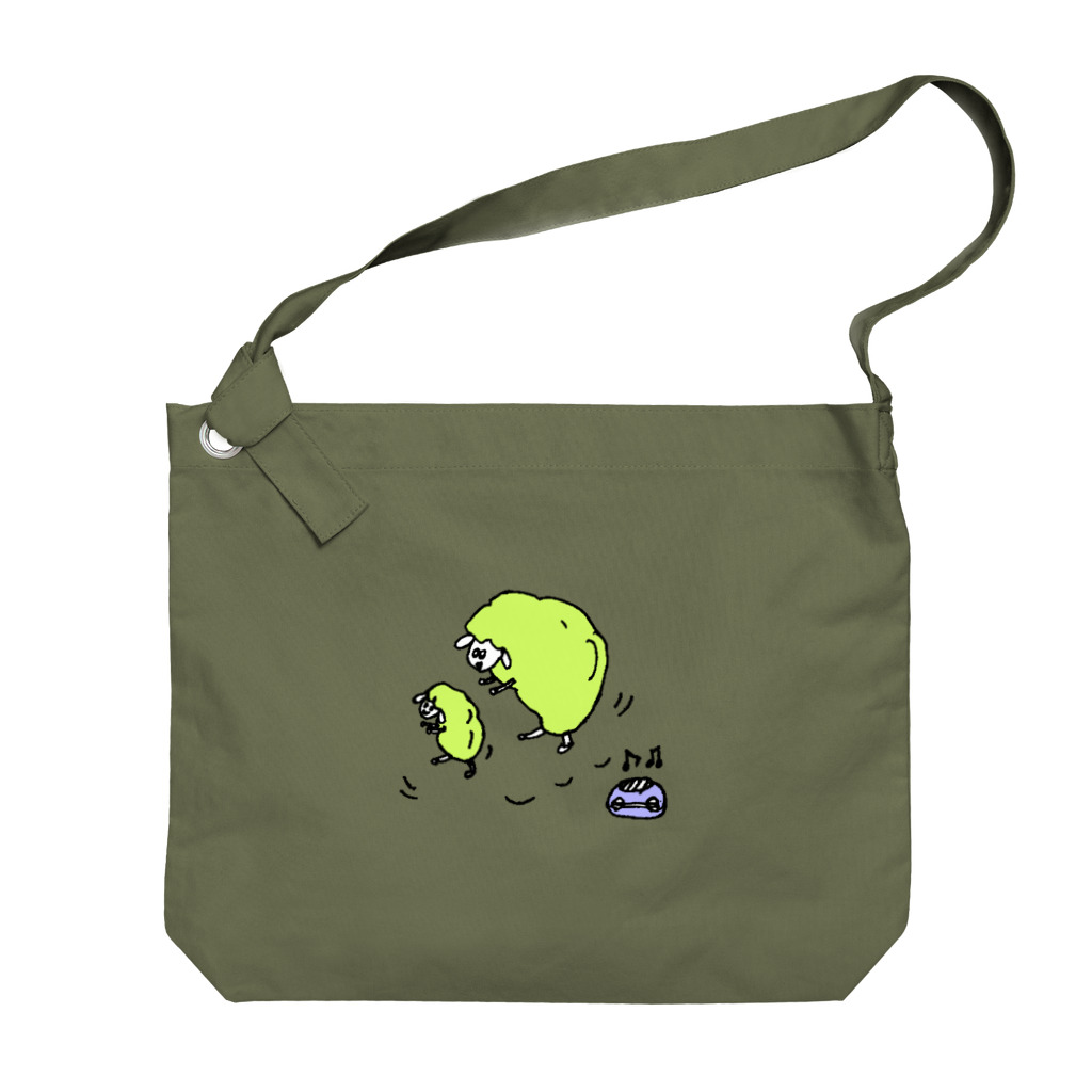 sususuttoのdancing sheep Big Shoulder Bag