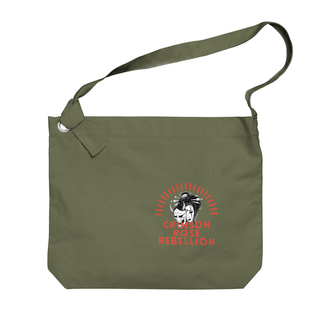 CHIBE86のCrimson Rose Rebellion Big Shoulder Bag