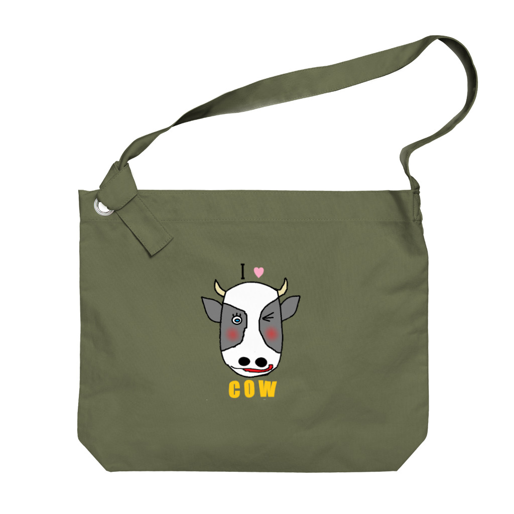 mou2ZOOのI♥COW ビッグショルダーバッグ