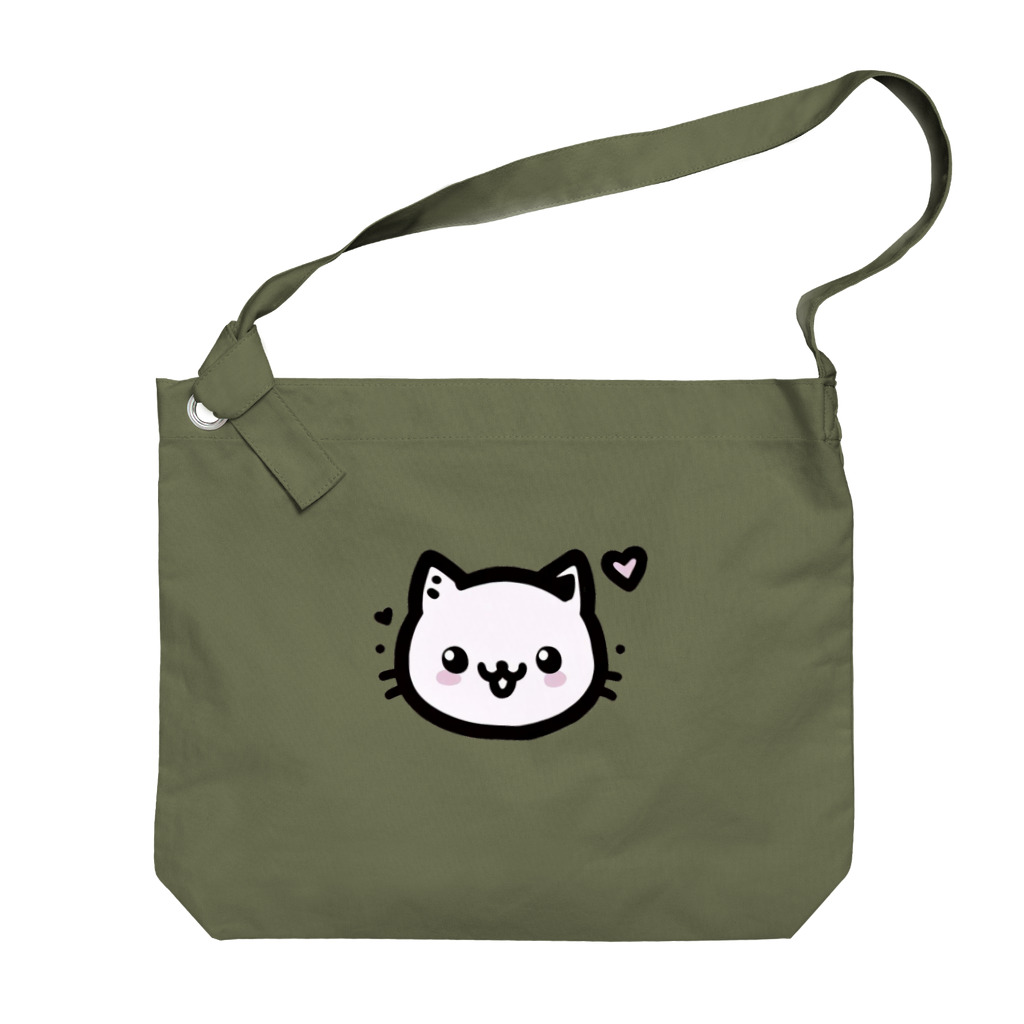 終わらない夢🌈の可愛いにゃんこ🐱💞 Big Shoulder Bag