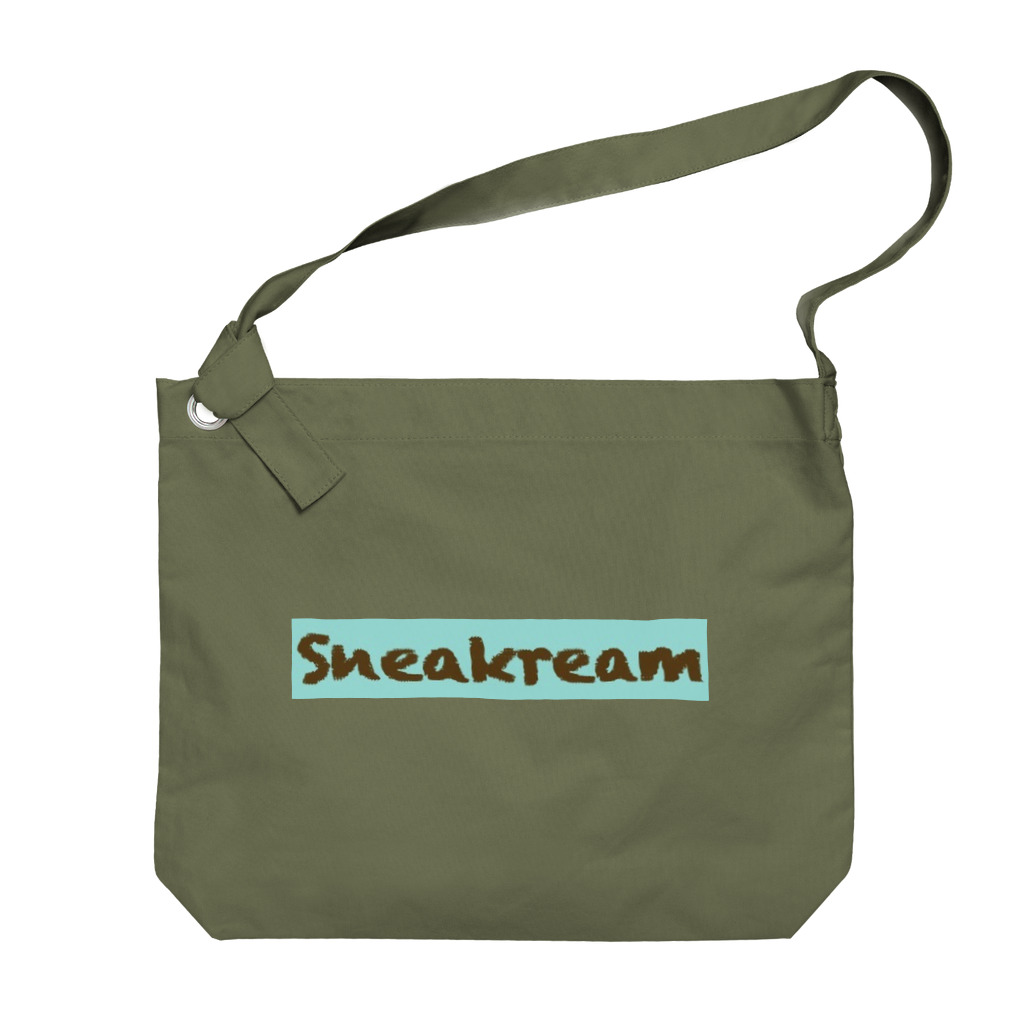 Sneakreamのチョコミントアイスクリームスニーカー Big Shoulder Bag