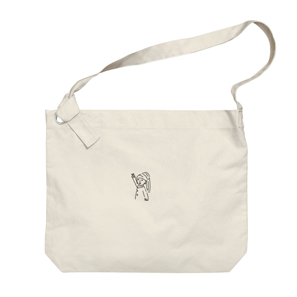 リノノエ(個性的カラフル)のフェルメールピース Big Shoulder Bag