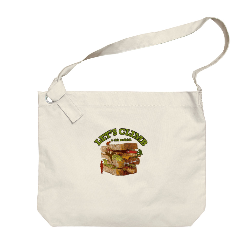 HIGEQLOのClimbing c-sandwich Big Shoulder Bag
