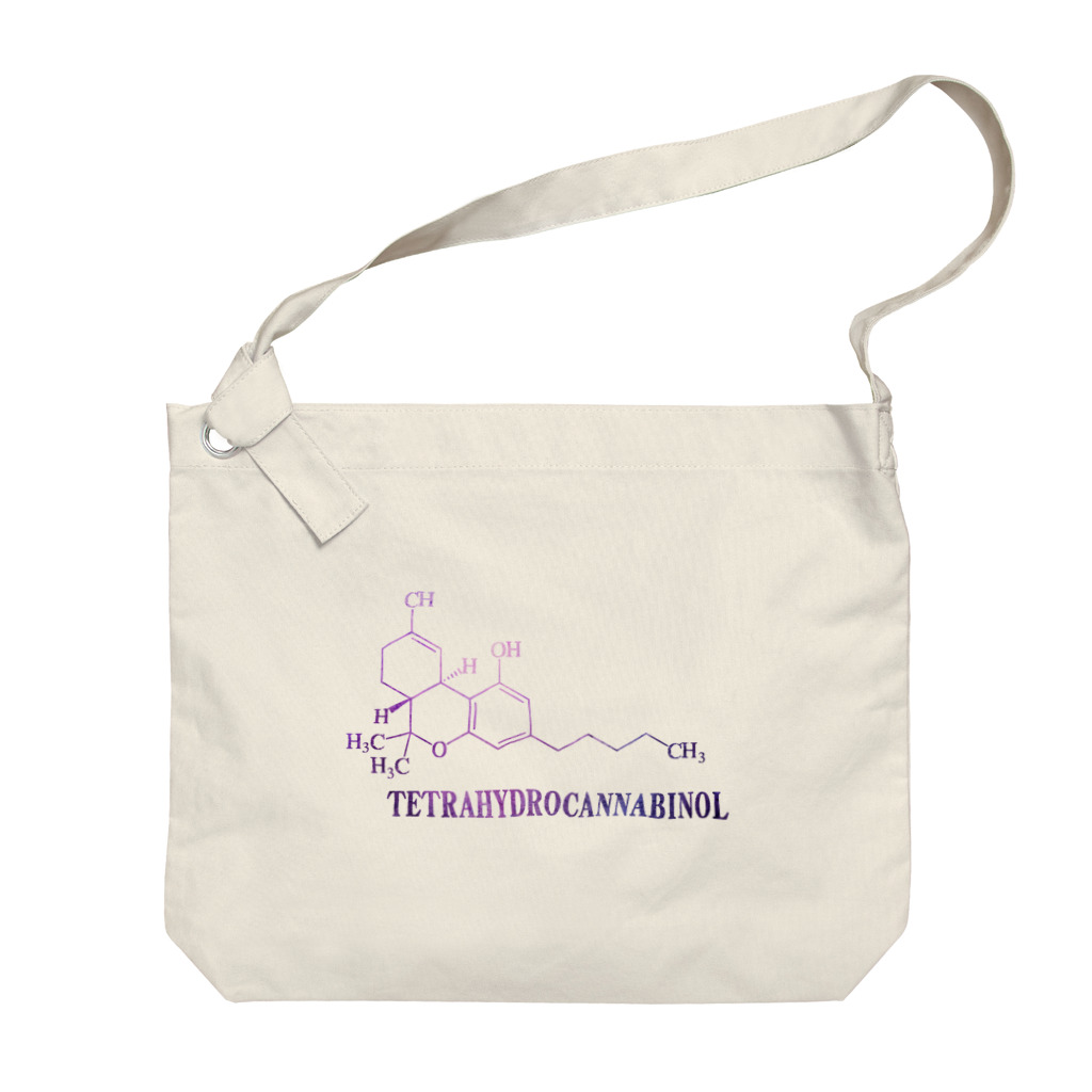 有限会社　√65の【Tetrahydrocannabinol】 Big Shoulder Bag