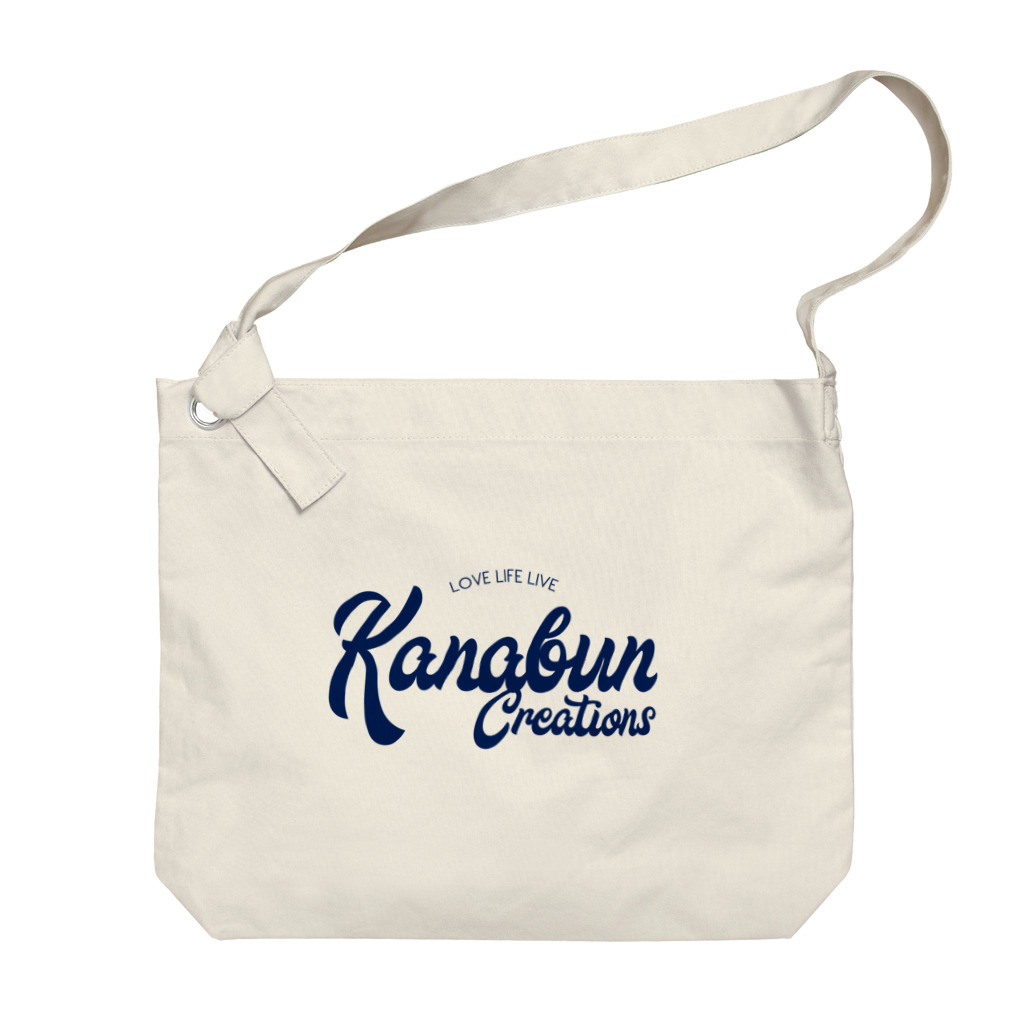 KANABUN CREATIONSのNavy-logo 2020 Big Shoulder Bag