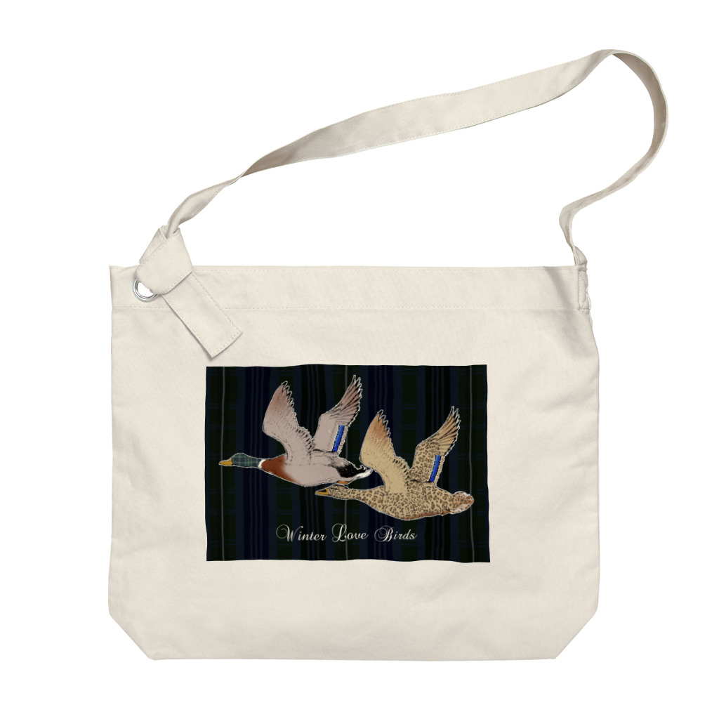 yuiのWinter Love Birds Big Shoulder Bag