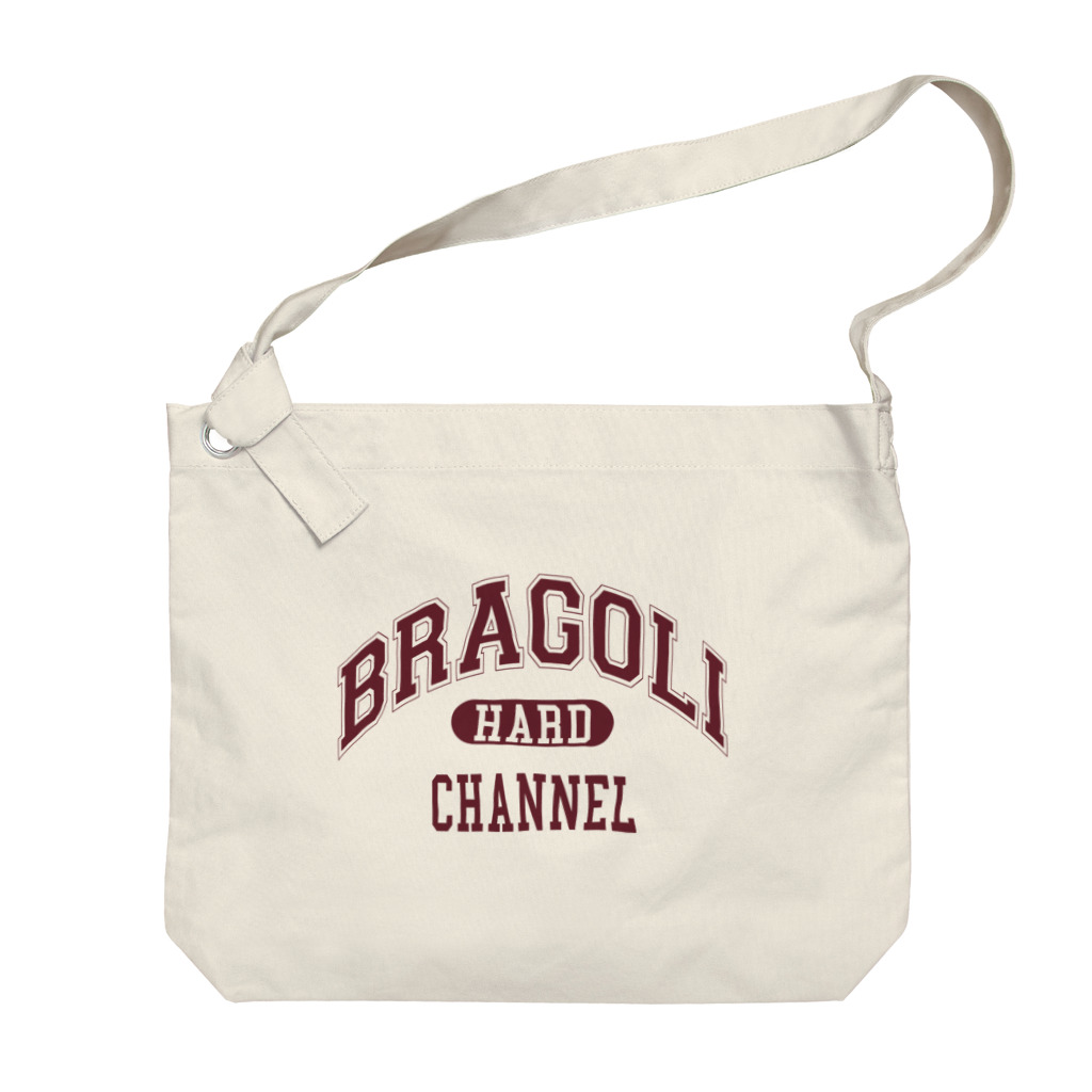 BRAGOLI 旗艦店のカレッジロゴ② Big Shoulder Bag