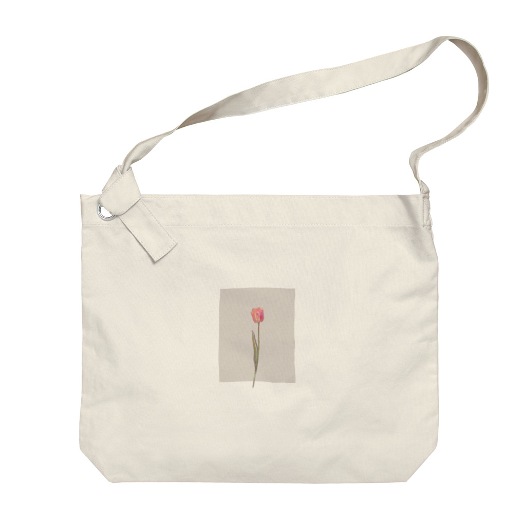 rilybiiの🍑 peach milk tea × peach tulip . Big Shoulder Bag