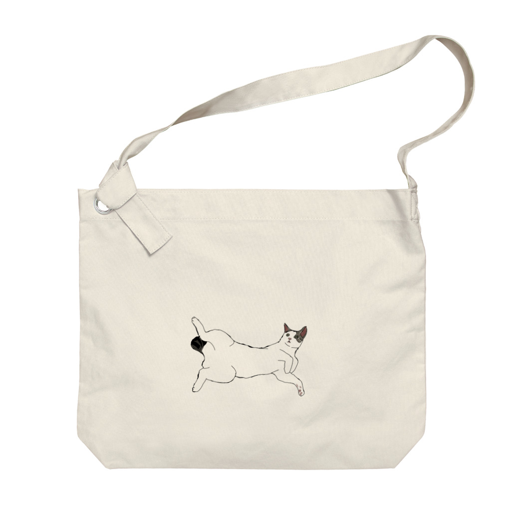 BndCのやわねこ（サバトラ） Big Shoulder Bag